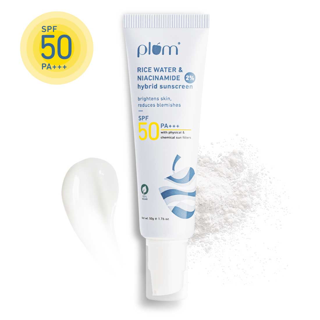 2% Niacinamide Sunscreen & Rice Water SPF 50 PA++++ Sunscreen