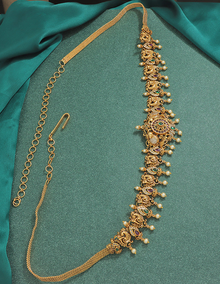 Designer Zirconia Matt Chain Vaddanam