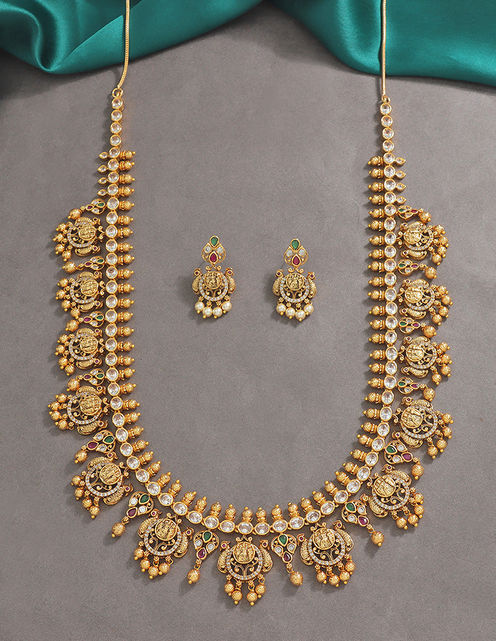 Designer Ramparivar Long Haaram Set