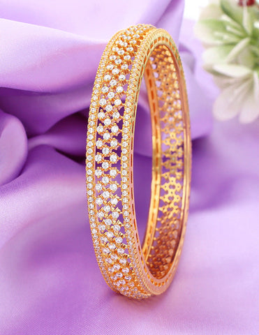 Designer Zircon Kada Bangles ZBGL11057