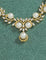 Designer Zirconia Pearl Necklace Set