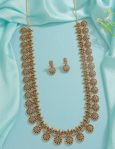 Designer Matt Kempu Long Haaram Set