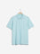 WES Casuals Aqua Relaxed-Fit Polo T-Shirt