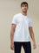 WES Casuals White Eco-Save Slim Fit T-Shirt