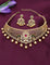 Designer Gold Plated Zirconia Choker Set