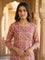 Magenta Cotton Digital Print Kurta