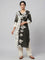 Black Rayon Floral Digital Print Kurta