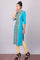 Blue Printed Mandarin Neck kurta