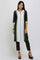 Black & White Printed Mandarin Neck kurta