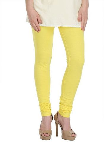 Yellow Knitted Churidar