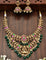 Designer Matt Lakshmi Devi Kempu Necklace Set