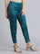 Blue Solid Trousers