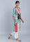 Multicoloured Mandarin Neck Printed kurta