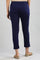 Blue Printed Trousers