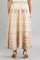 Beige Printed Ethnic Skirt