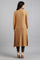 Gold Round Neck Winter kurta