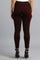 Wine Woollen Leggings