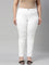 Women Solid White Super Stretch Jeggings