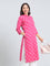 Cotton Ikat Print Straight Kurta
