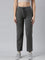 Women Solid Antra Melange Mid Rise Track Pant