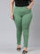 Women Solid Emerald Green Super Stretch Jeggings