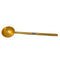 Brass Ladle, Cooking and Serving Spoon, Length 12 Inches, Width 3 Inches, Height 1.5 Inches, Colour Golden, Pack of 1