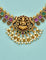 AntiqueLakshmi Devi Kempu Necklace Set