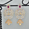 Stunning Designer Zirconia Chandbutta Earrings