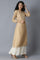Beige Chanderi kurta