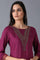 Purple Glitter kurta