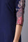 Navy Blue Printed kurta