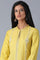 Yellow Straight kurta