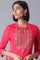 Signature Fuchsia Pink Straight kurta