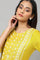 Mustard Yellow Placement kurta