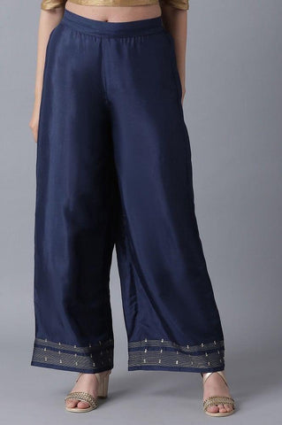 Navy Blue Parallel Pants