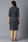 Black Printed kurta