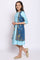Blue Straight Dress-Gillet Girls Set