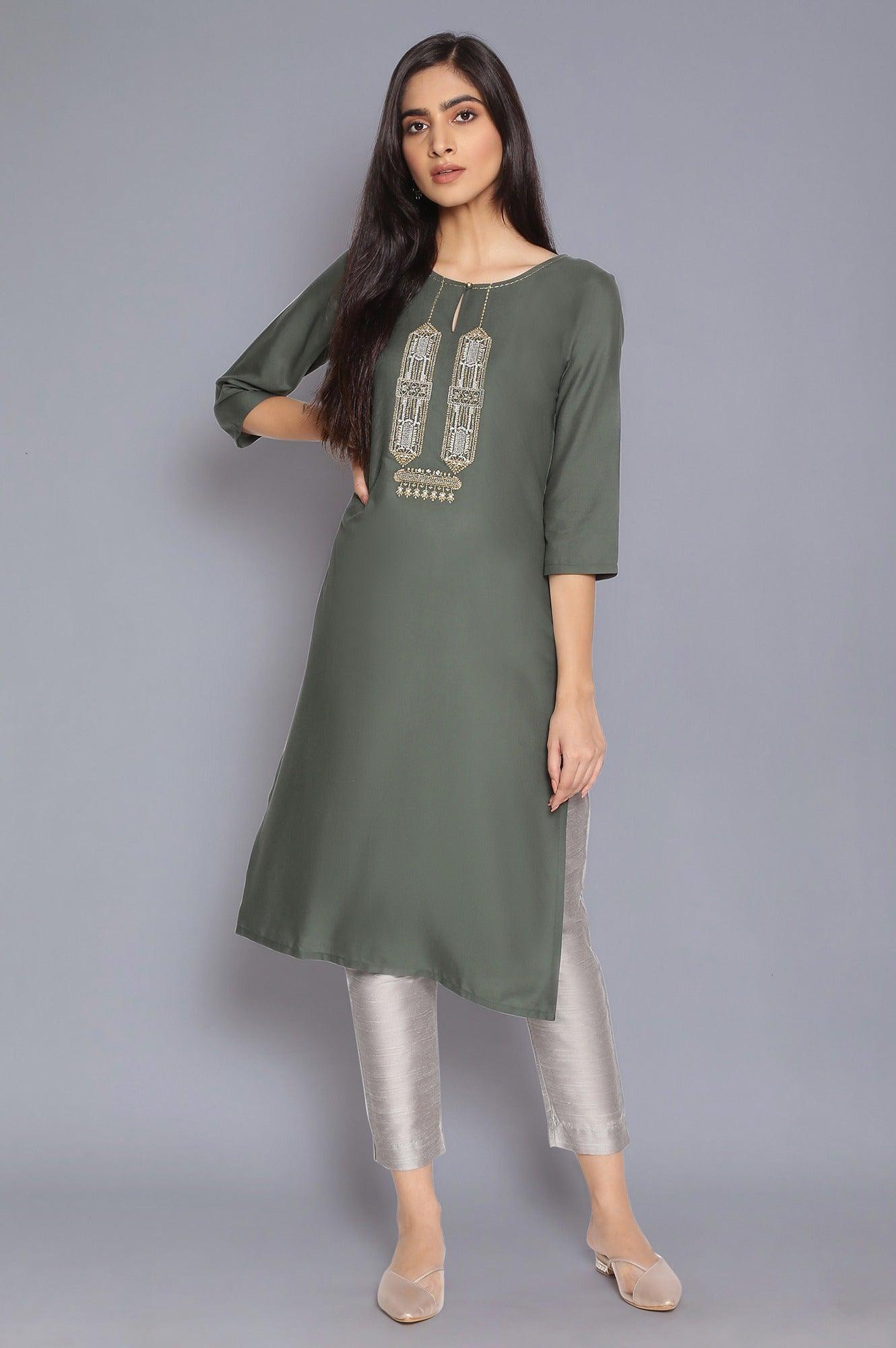 Green Light Festive kurta