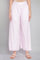 Light Pink Solid Parallel Pants