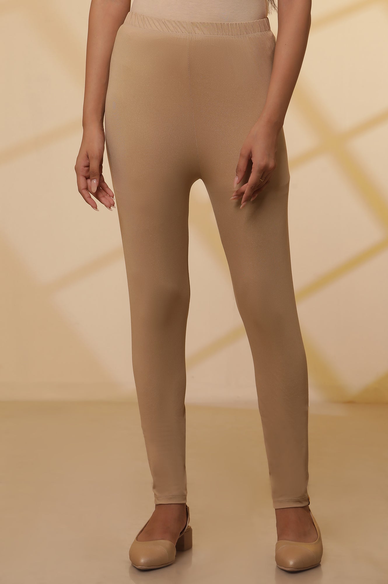 Almond Shimmer Tights