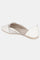 Ecru Square Toe Embroidered Flat-WMAURA