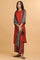 Red Modal Satin Solid kurta