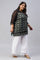 Black Georgette Short Plus Size Liva kurta