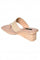 Aurelia PINK Embroidered Square Toe Wedge