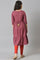 Aurelia Girls Maroon Dress-