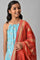 Aurelia Girls Blue kurta-Sharara-