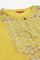 Yellow Embroidered And Sequin Work kurta