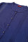 Dark Blue Embroidered kurta With Pleats