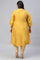 Plus Size Mellow Yellow Embroidered A-Line kurta