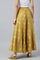 Honeysuckle Yellow Printed Flared Culottes